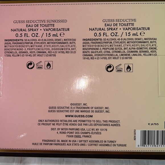 GUESS SEDUCTIVE perfume set - Picture 2 of 3